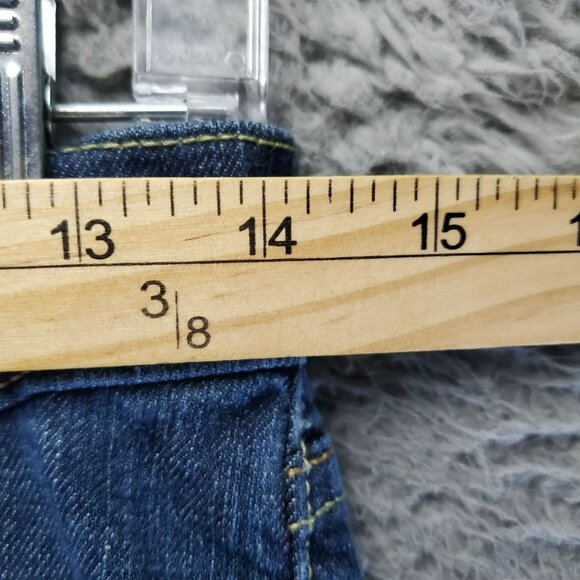 Levis Jeans Womens Size 5 Blue Curvy Cut 528 Skinny Stretch Denim - Picture 7 of 14